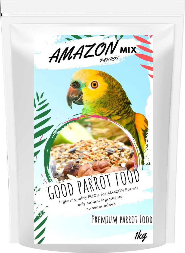 Premium Papageienfutter | Amazone Parrot Mix | Amazon | Futter Für Amazonenpapageien 1Kg