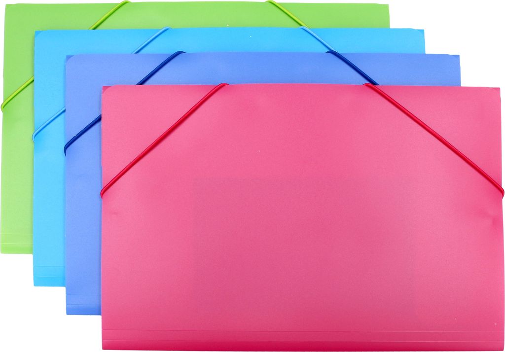 Ordner mit Gummiband 31,7 x 24,5 cm – farbig