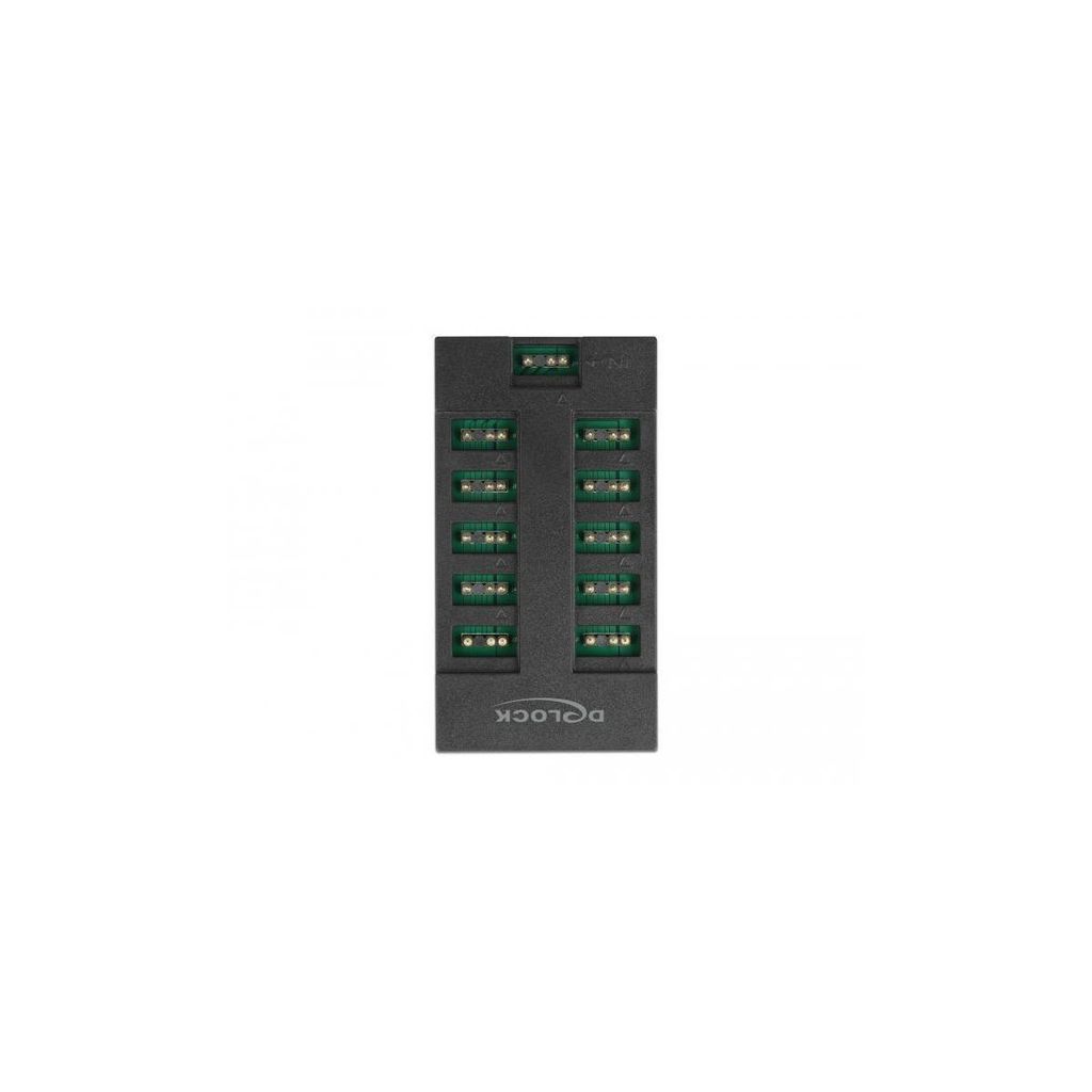 DeLOCK RGB Hub für ARGB LEDs mit 10 Ports, ARGB, ARGB, Produktbild 
