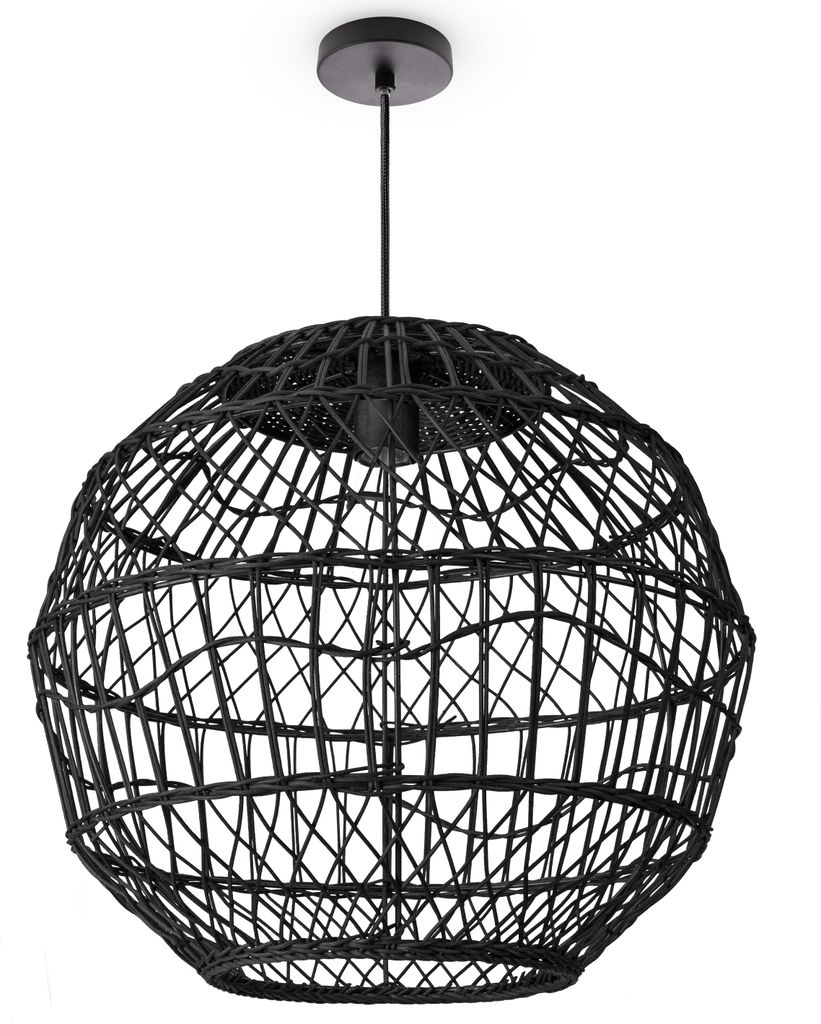 Pendelleuchte Wohnzimmer Boho Korbleuchten Pendellampe Rattan Hängeleuchte