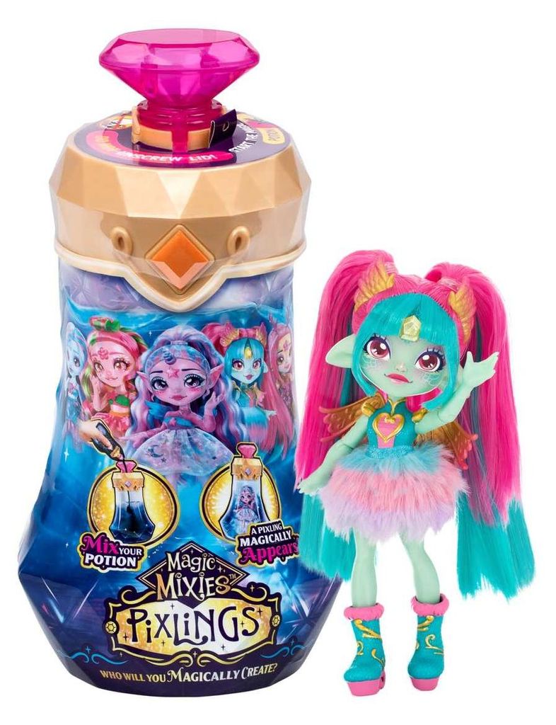 Magic Mixies Pixlings Puppe Amber im REH-Look Magisch Produktbild 