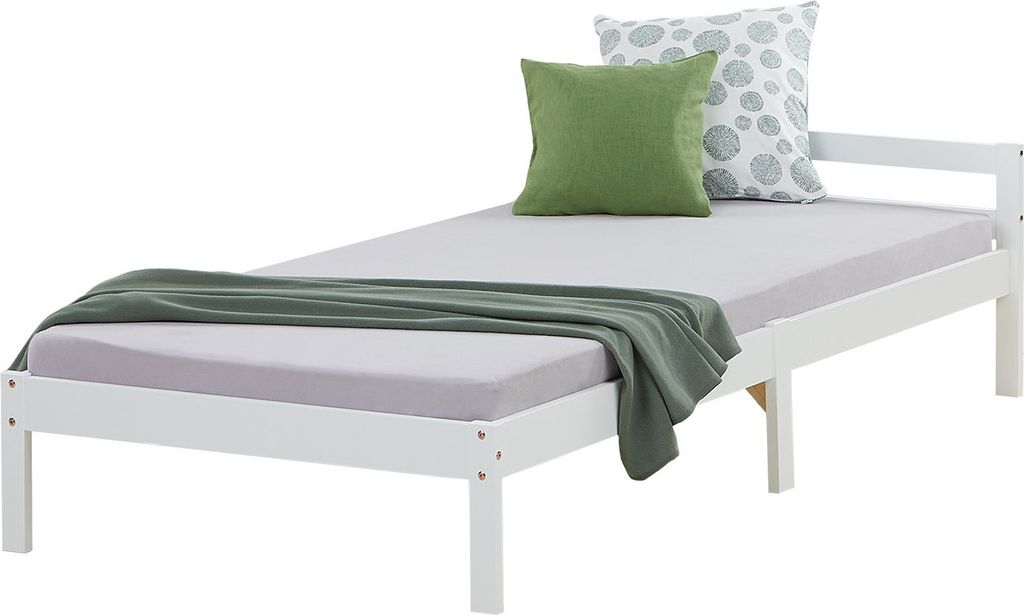 Lit enfant futon lit en bois pin simple 90x200 Jeunesse de Image du produit 