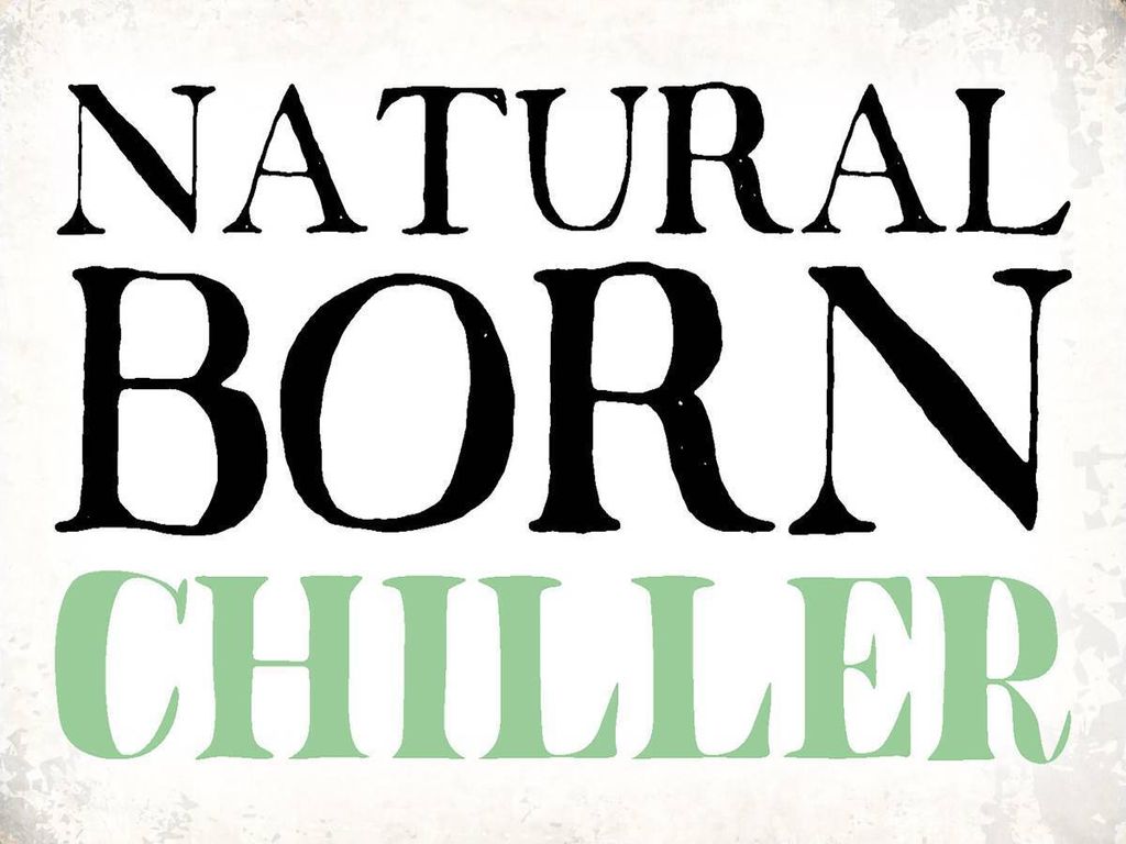 vianmo Holzschild 30x40 cm natural born chiller Faultier