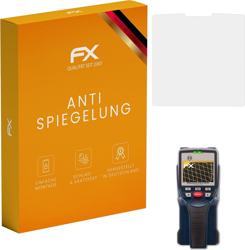 atFoliX FX-Antireflex 2x Schutzfolie kompatibel mit Bosch D-tect 150 Displayfolie