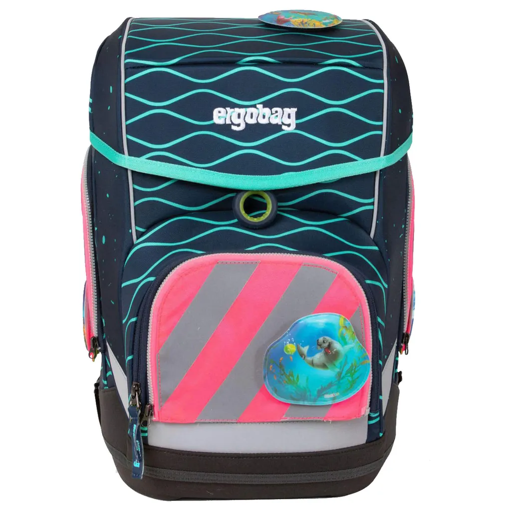 Ergobag Zip Set Rosa Multicolore: Personalizza e Proteggi lo Zaino - 7