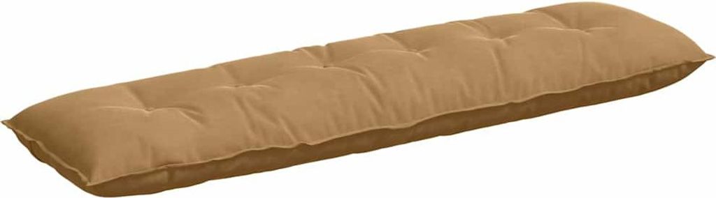 vidaXL Rückenkissen Braun 180 x 50 cm Cordstoff