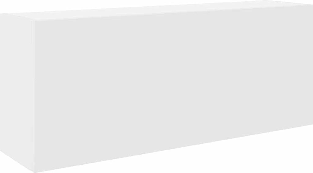 A white rectangular cabinet shown from a three-quarter angle against a white background.