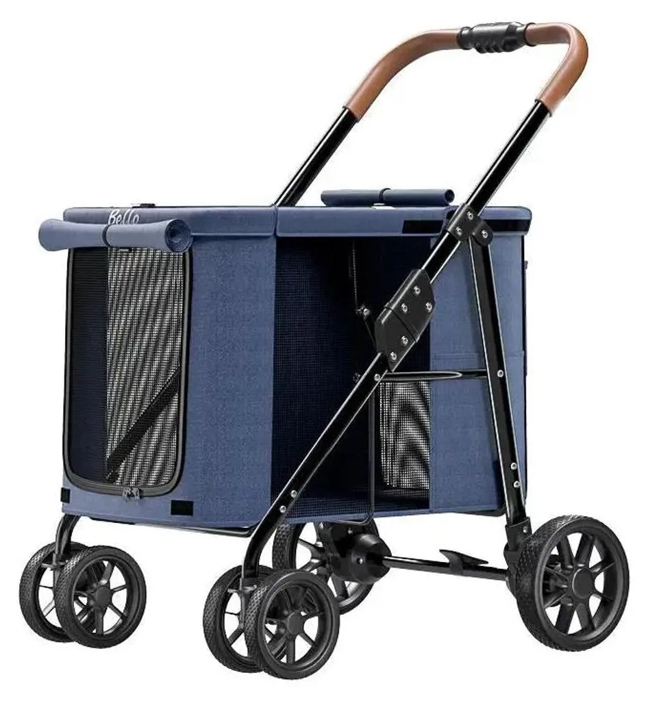 Poussette pour chiens tout-terrain 25kg - Remorque de promenade Premium