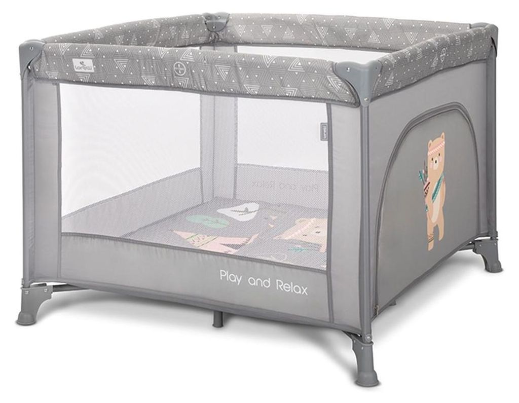 Parc de jeu pour bébé Lorelli - Play and Relax, gris Image du produit 
