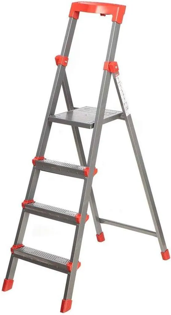 Échelle de cuisine compacte et mini-échelle ménagère stable en aluminium