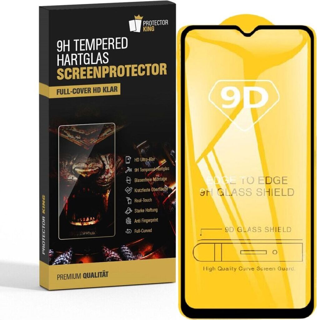 3x 9H Panzerglas für Samsung Gallaxy A24 FULL COVER Displayschutz Schutzglas Hartglas Schutzfolie Panzerfolie KLAR Tempered echtes Displayglas Gla...