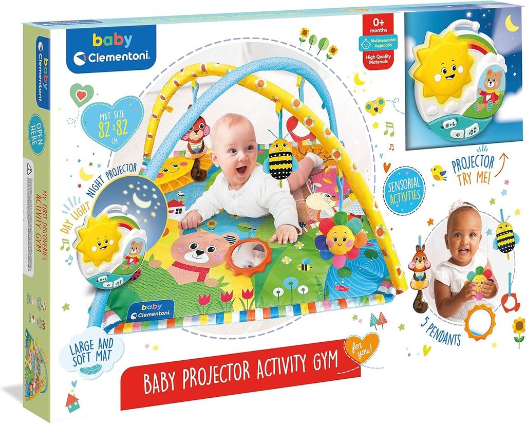 Baby Projector Activity Gym, Baby-Turnhalle, Spielbügel, Mehrfarbig