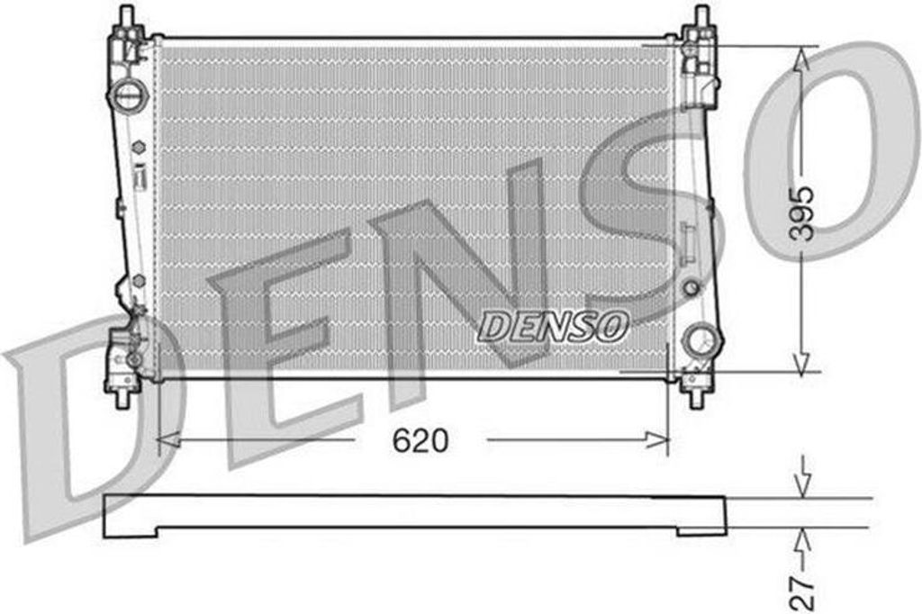 DENSO Kühler, Motorkühlung DRM09112