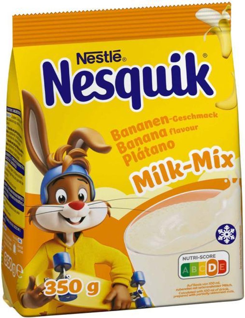 Nesquik Getränkepulver mit Bananengeschmack Nachfüllbeutel Produktbild 