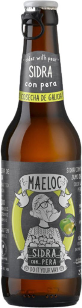 Spanischer Apfelwein mit Birne aus Galicien - Sidra Maeloc (4 x 33cl)
