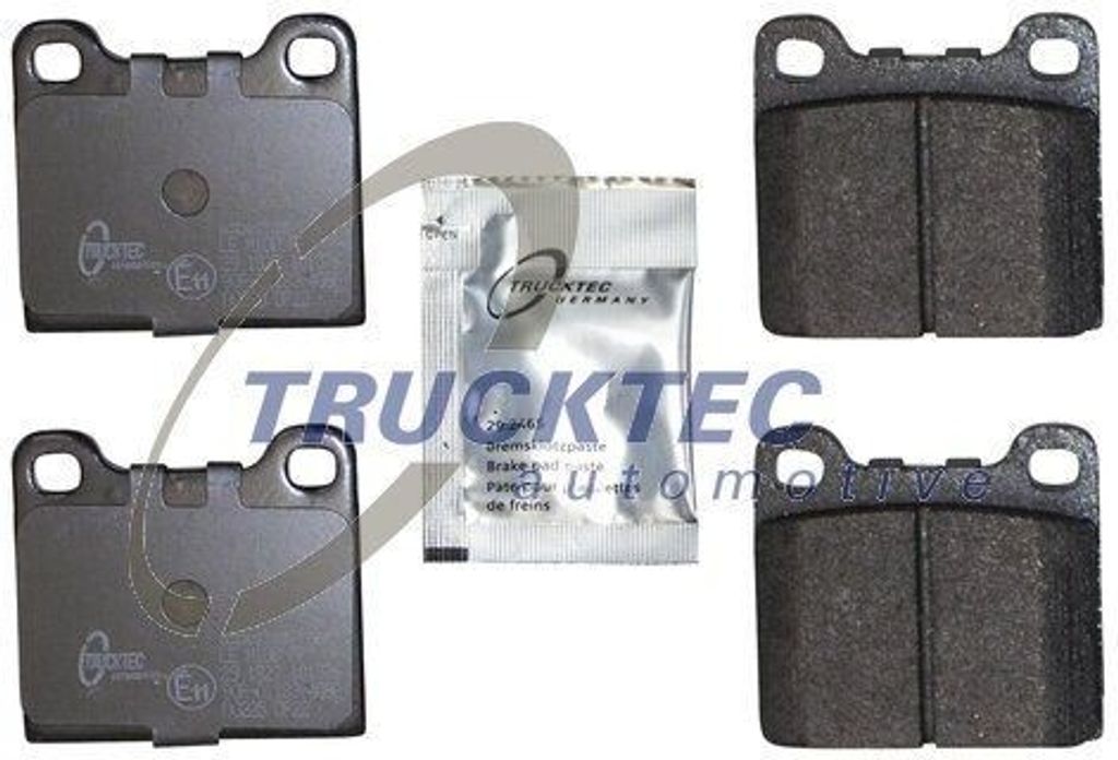 TRUCKTEC AUTOMOTIVE Bremsbeläge Satz Hinten Bremsklötze für VW Kaefer Typ 1 02.35.131