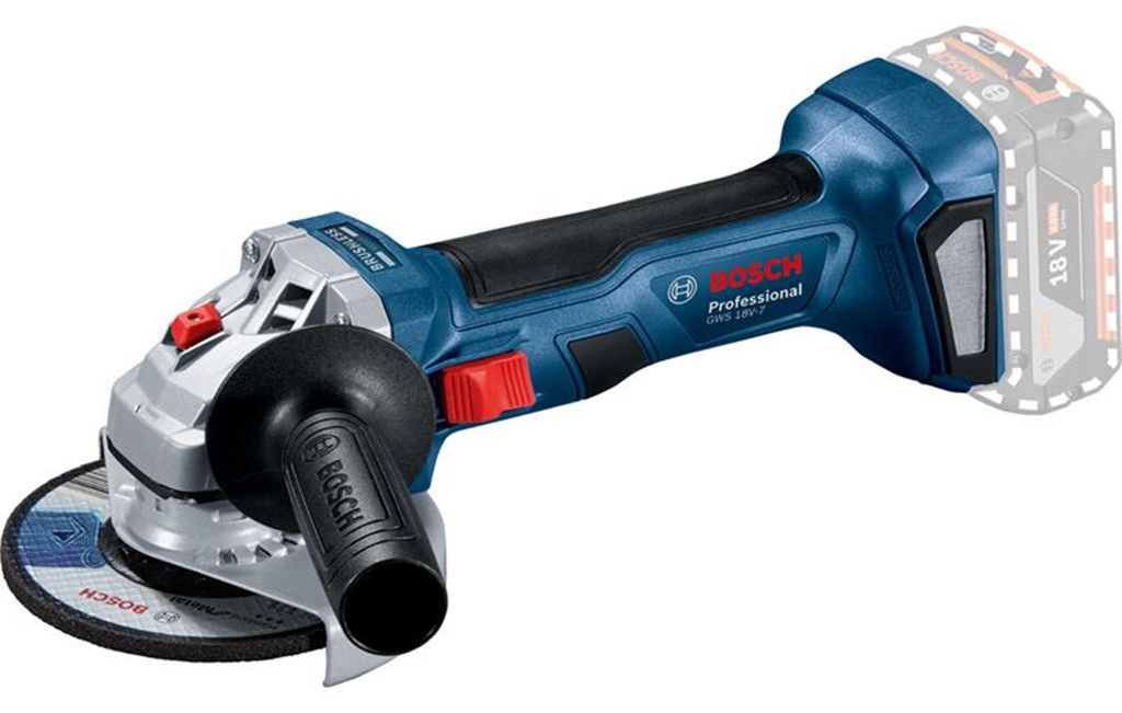 Bosch GWS 18V-7 125 mm L-BOXX Akku-Winkelschleifer Produktbild 