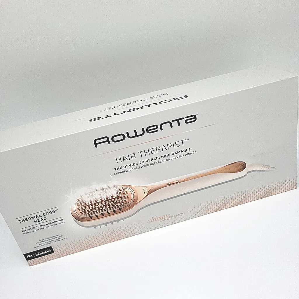 Brosse à Cheveux Vapeur Rowenta : Soin Réparateur et Brillance Intense