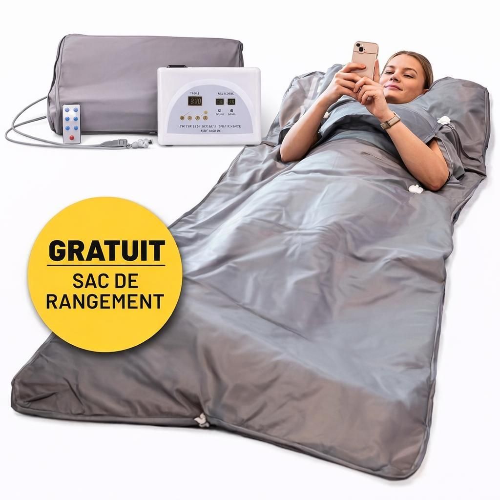 CALMENTA® Couverture Sauna Infrarouge 180x80 cm – Image du produit 
