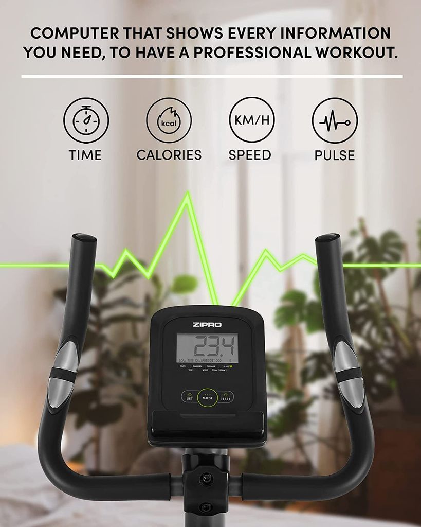 Zipro Drift Heimtrainer Fahrrad für Zuhause Magnet Fahhrad Produktbild 4