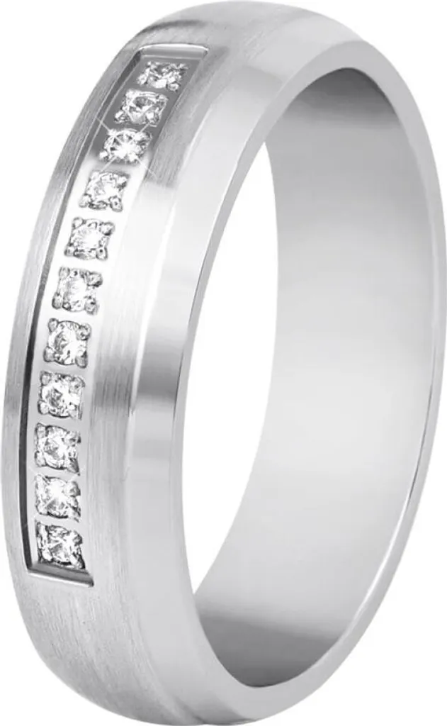 Anello SPD03 Acciaio e Cristalli 53mm | Must-Have Accessorio Donna
