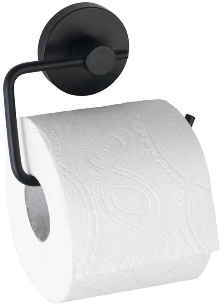 Distributeur de sacs hygiéniques mural noir - Support acier sans trous