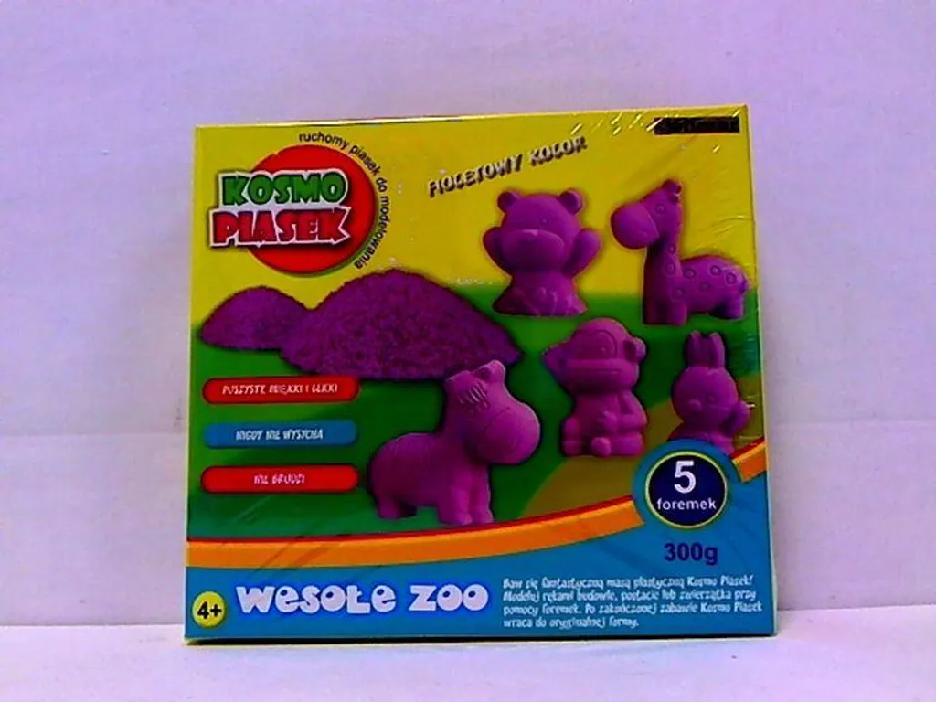 Sable de modelage intérieur Cosmo Sand 300g Happy Zoo pour enfant