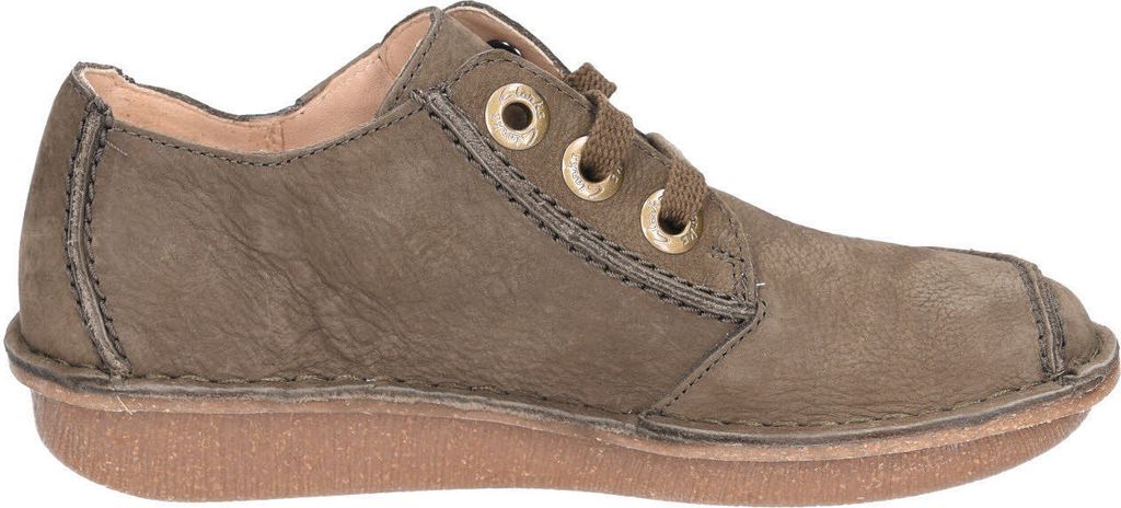 Clarks Komfort Schnürschuhe Damen 31363137313835 Oliv 38 EU Produktbild 31