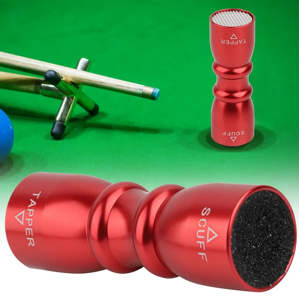 Outil de réparation pour pointe de queue de billard rouge en aluminium