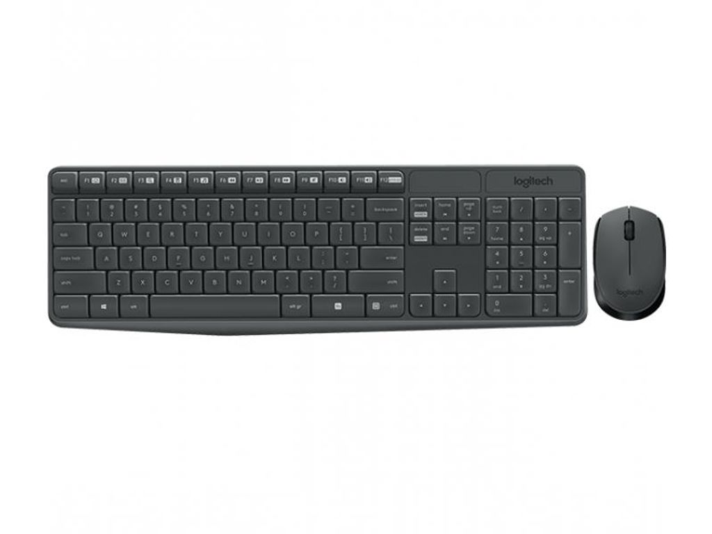 Logitech MK235・Tastatur-und-Maus-Set・kabellos (920-007911)
