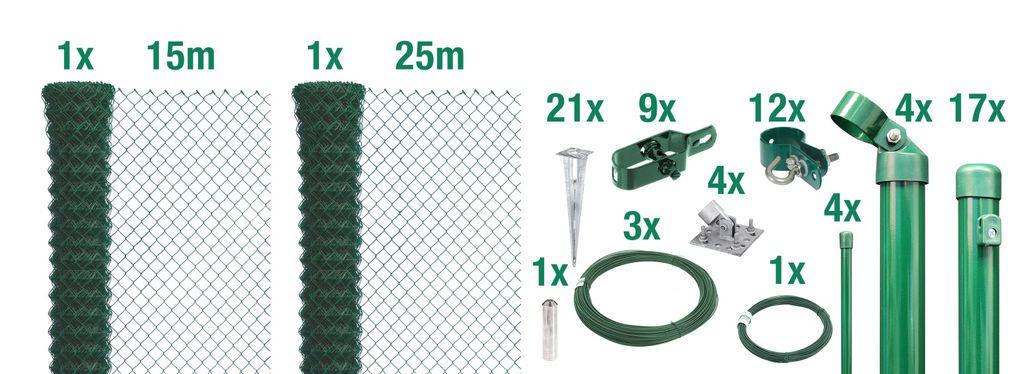 Plot z drátěného pletiva Alberts, výška 125 cm, délka 40 m, Obrázek produktu 