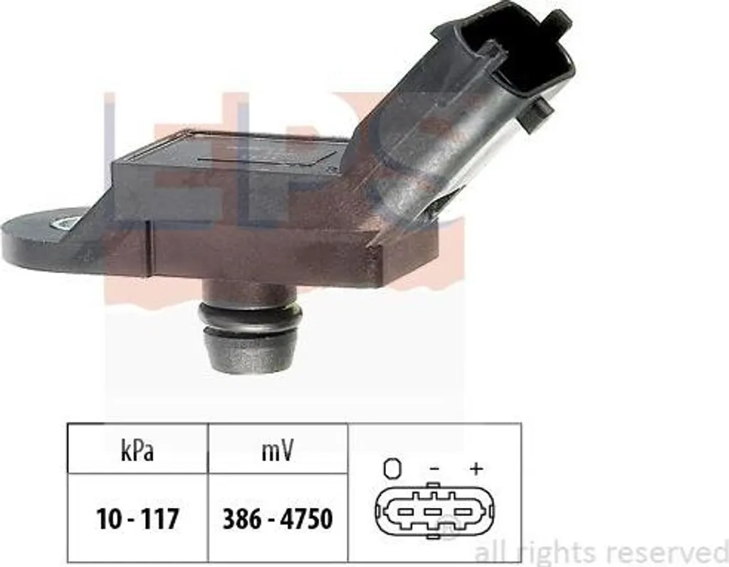 Capteur d'altitude EPS haute précision pour Fiat et Lancia 46769979