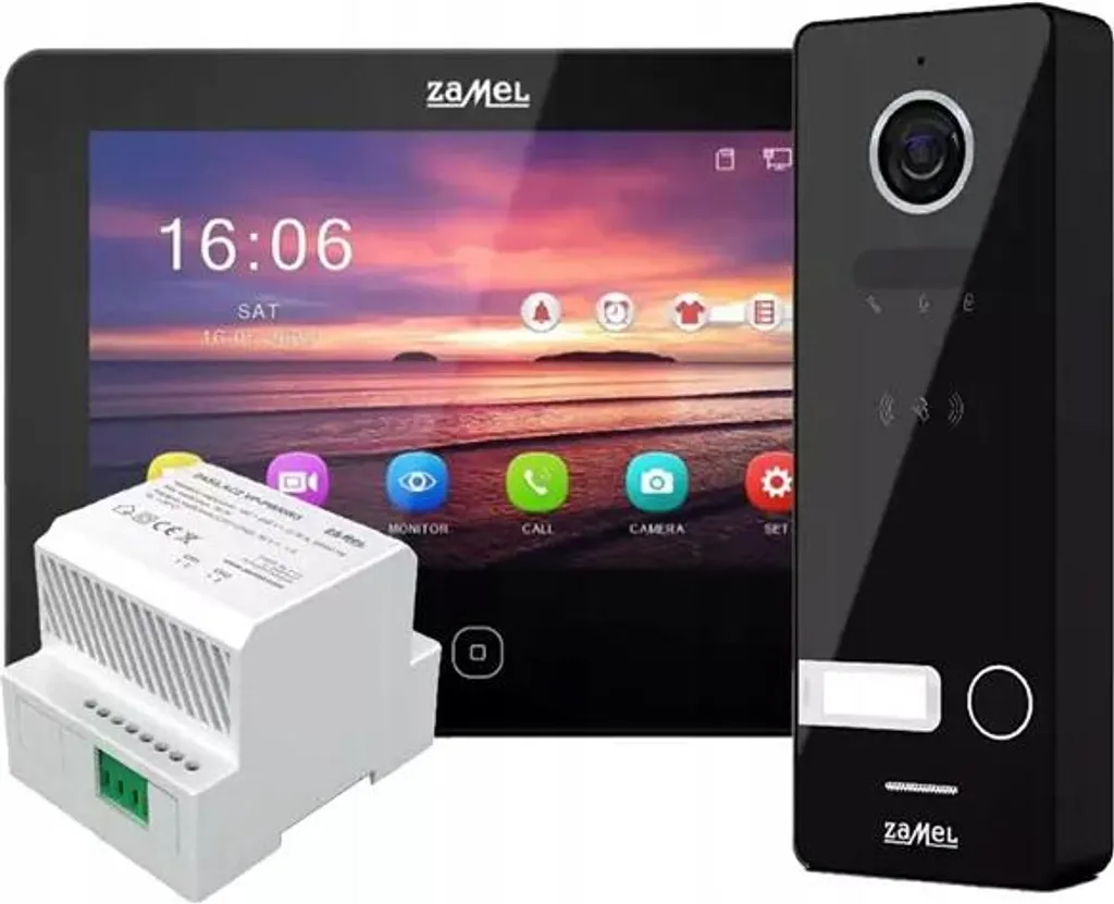 Visiophone connecté WiFi écran IPS tactile 2 fils pour accès sécurisé