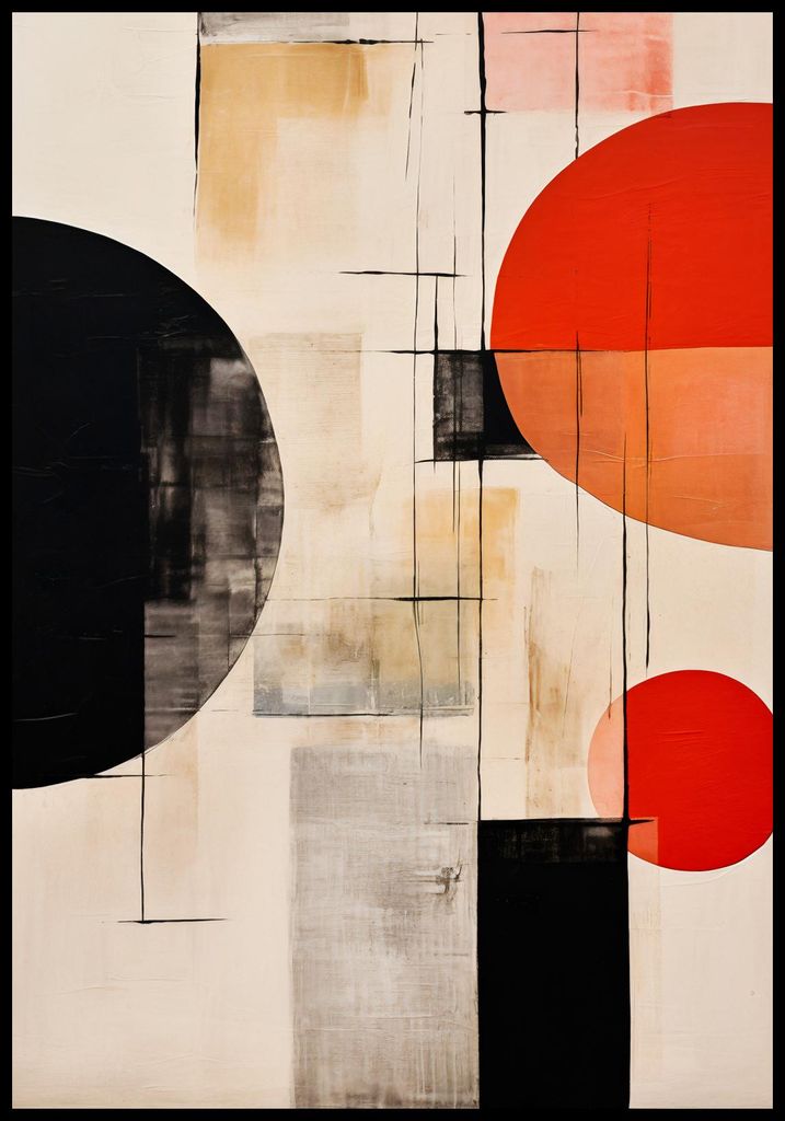 Plakat 68x98cm Abstrakte Symmetrie