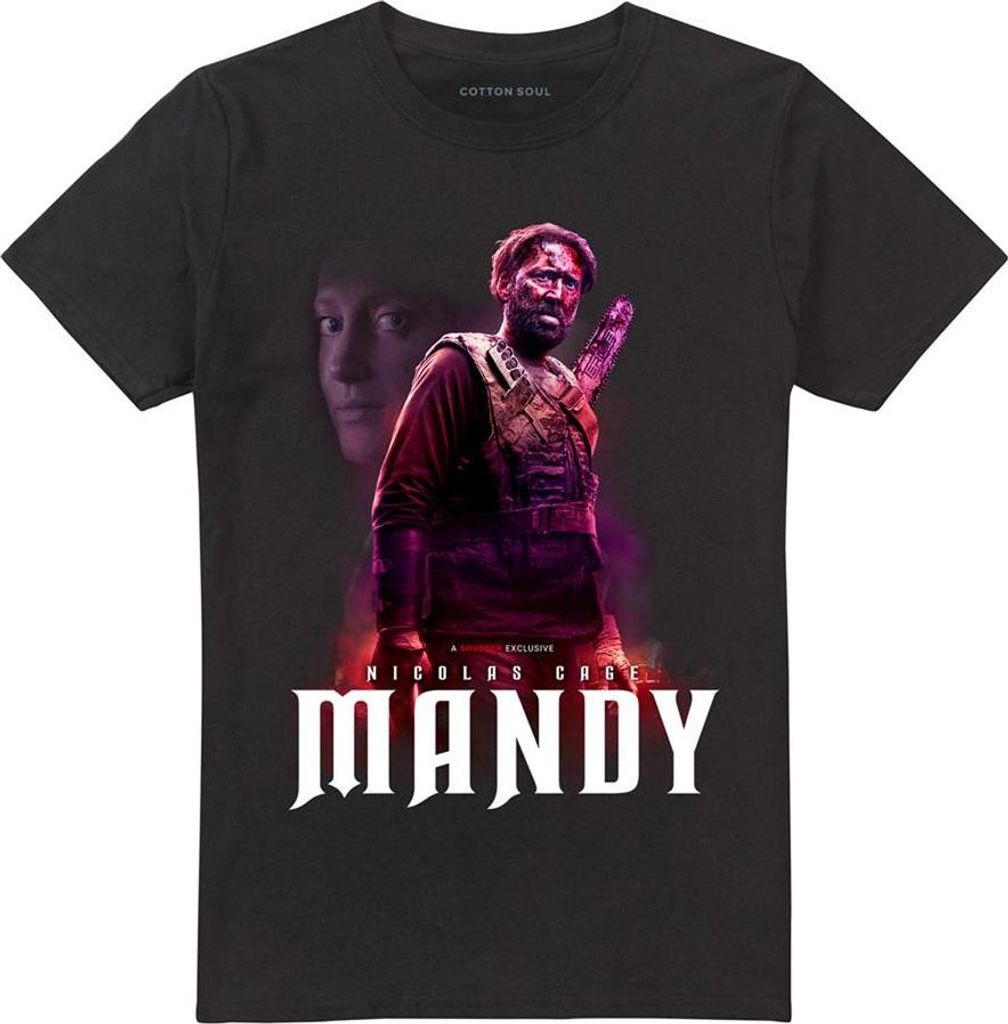 Mandy - "Ready For Revenge" T-Shirt für Herren/Damen Uni TV31987 (M) (Schwarz)