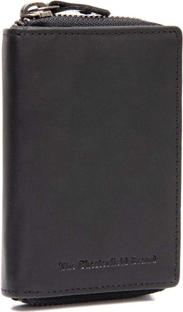 The Chesterfield Brand Leder Geldbörse Osum Wallet Black schwarz