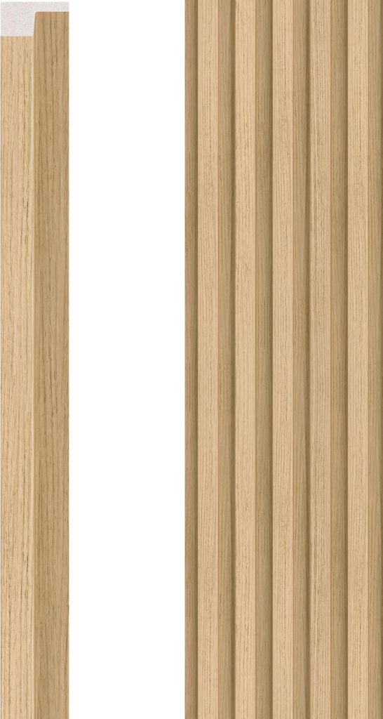 VOX Wandpaneel L-TRIM Linerio Plus M-Line - Akustikpaneel - Innendekoration - helles Eichenholz 265x4,2x2,1 cm 1 Stück