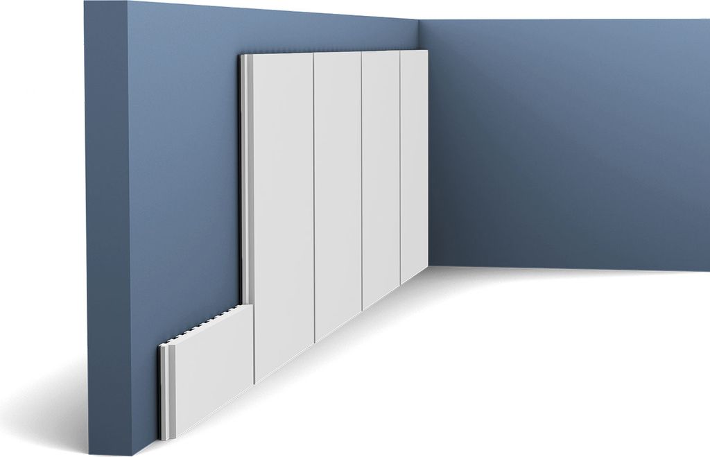 Orac Decor PX147 AXXENT Profilleiste Zierleiste Wandleiste Zierprofil weiß | 2 m