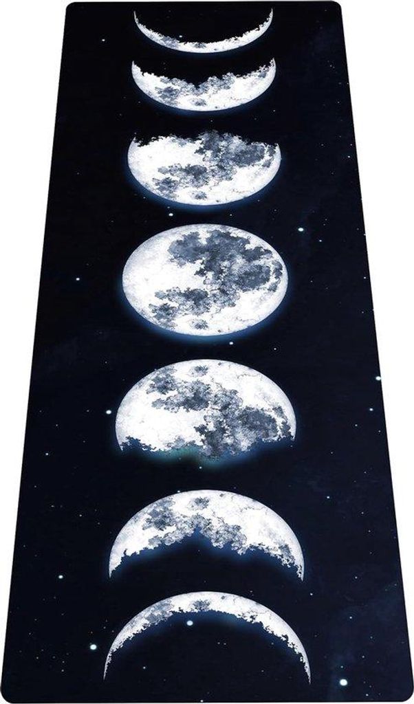 Reise Yogamatte, aufklappbar, leicht, 183x61cm, ideal für Yoga, Pilates