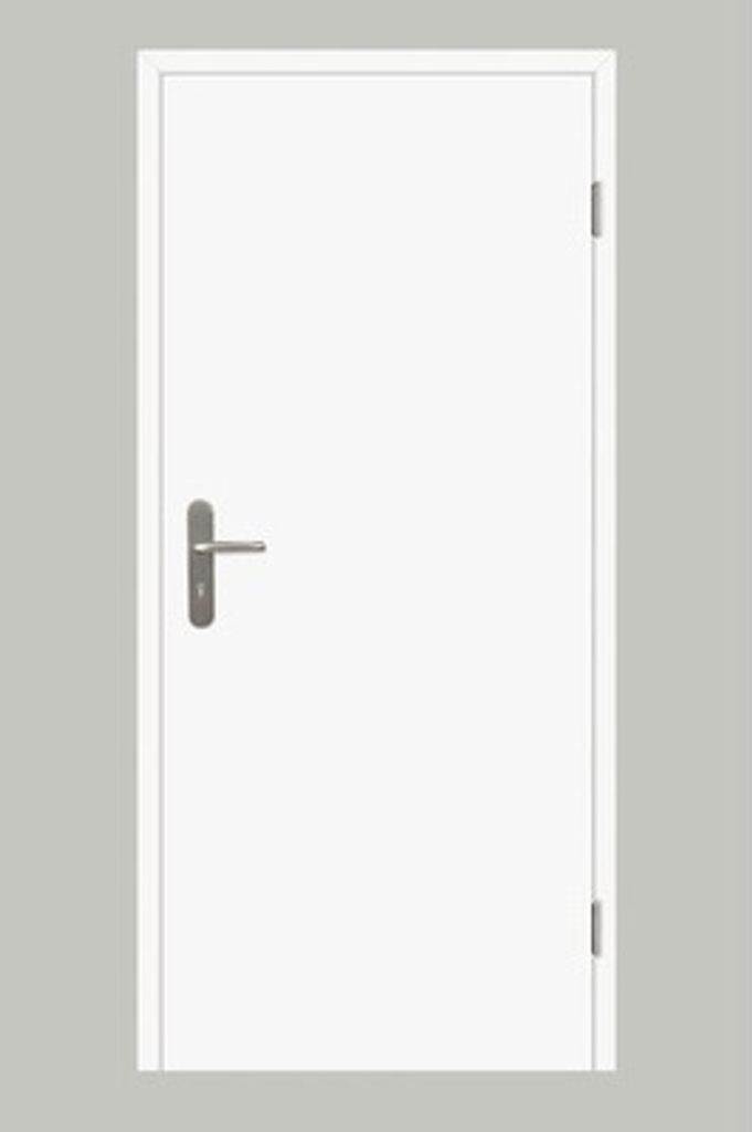 Pertura Wohnungseingangstür SSK2 RC2 CPL weiß (ähnlich RAL 9010) KK III 98,5x198,5 cm DIN Rechts