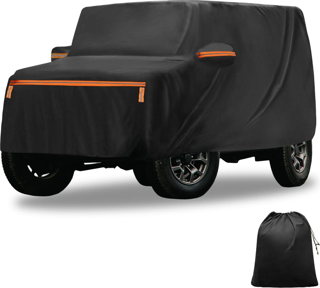 Autoabdeckung fš¹r Suzuki Hustler Aluminiumfolie Baumwolle Outdoor Voll Autoabdeckung Alle Wetter Wasserdicht Winddicht Sonne Regen Schnee Schutz...