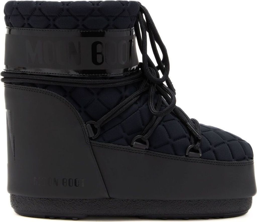 Schneestiefel MOON BOOT Icon Low Quilt Schwarz Schwarz Produktbild 