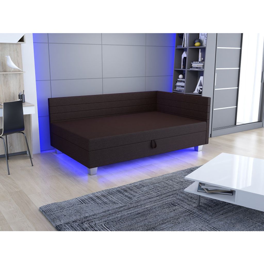 Einzelbett 120x195 ULA 1 - dunkelbraun