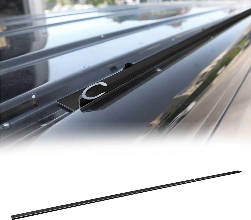 Sonnensegel Kederschiene für Ford Transit / Tourneo Custom 2013-22 L1 Schwarz