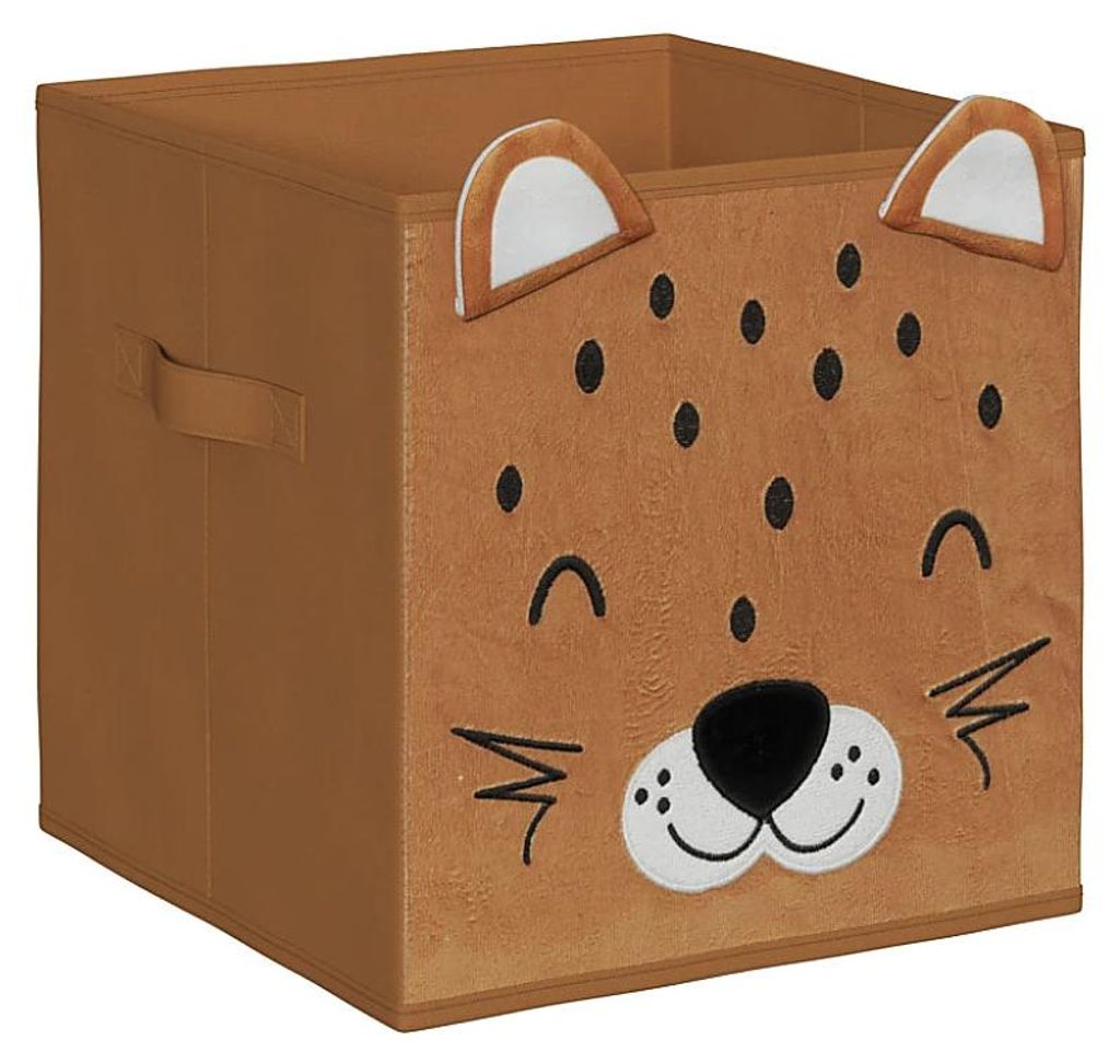 Boîte de rangement Joey en velours 29 x 29 cm  - Atmosphera Image du produit 