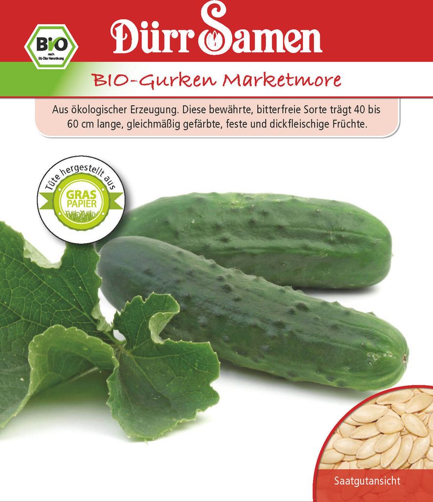 Gurken Marketmore | Gurkensamen von Dürr Samen