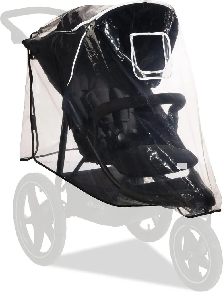Housse de Pluie pour Poussette de Jogging et Balades Tout-Terrain 90cm