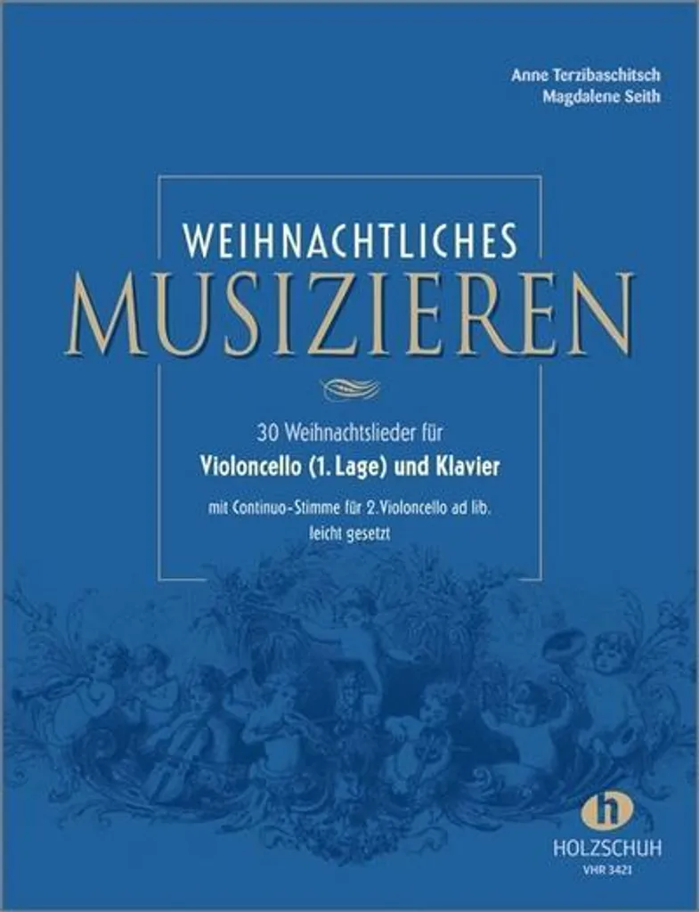 Figurine Musicale de Noël Weihnachtliches Musizieren en Bois Peint