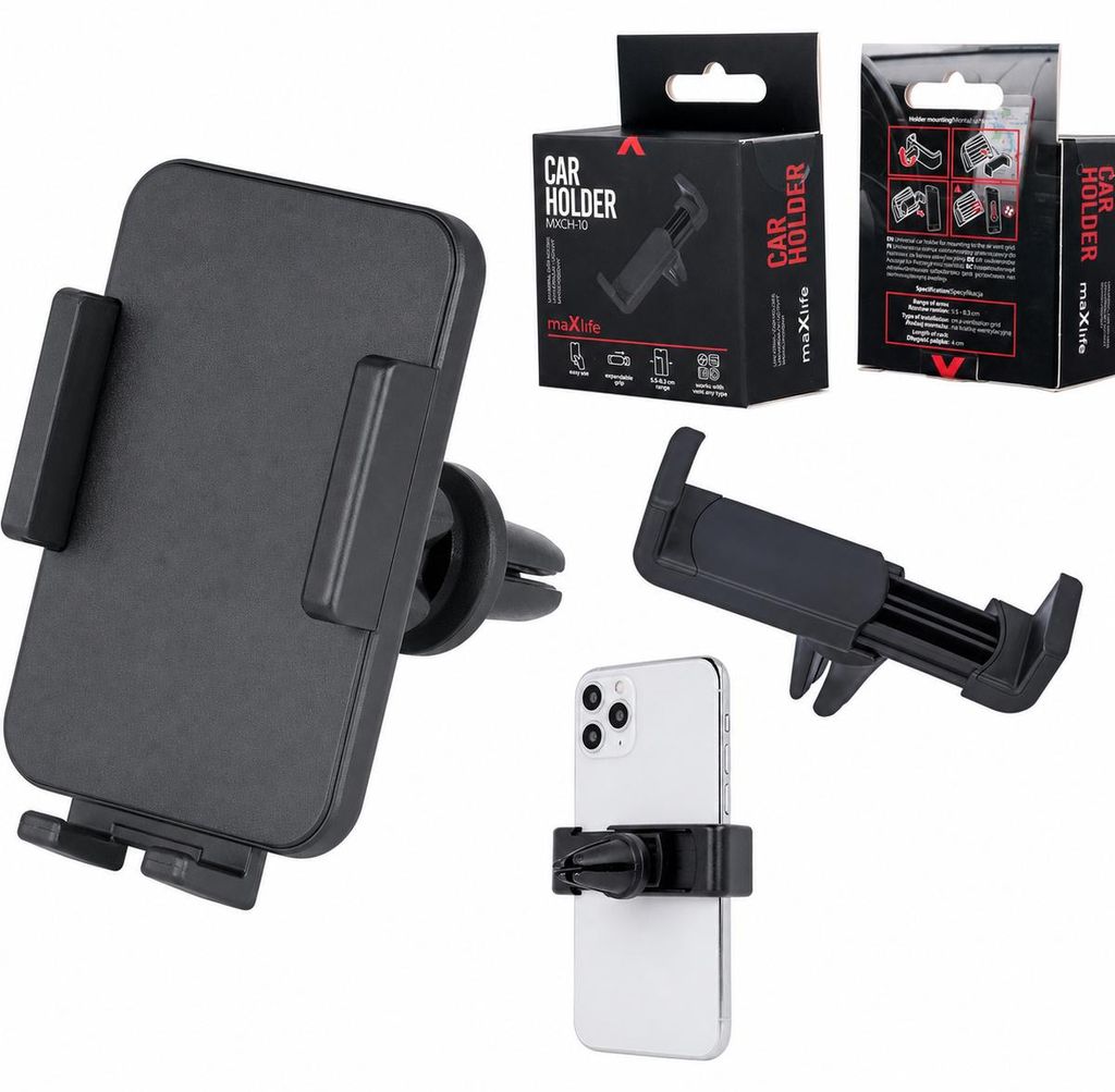 Partel, support voiture universel pour smartphones Fixation Image du produit 