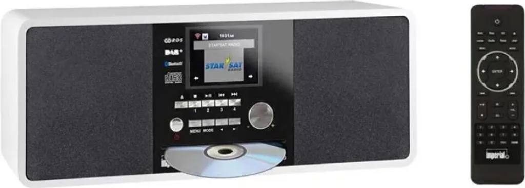 Chaîne compacte sans grésillement Imperial DABMAN i200 CD blanc - 15